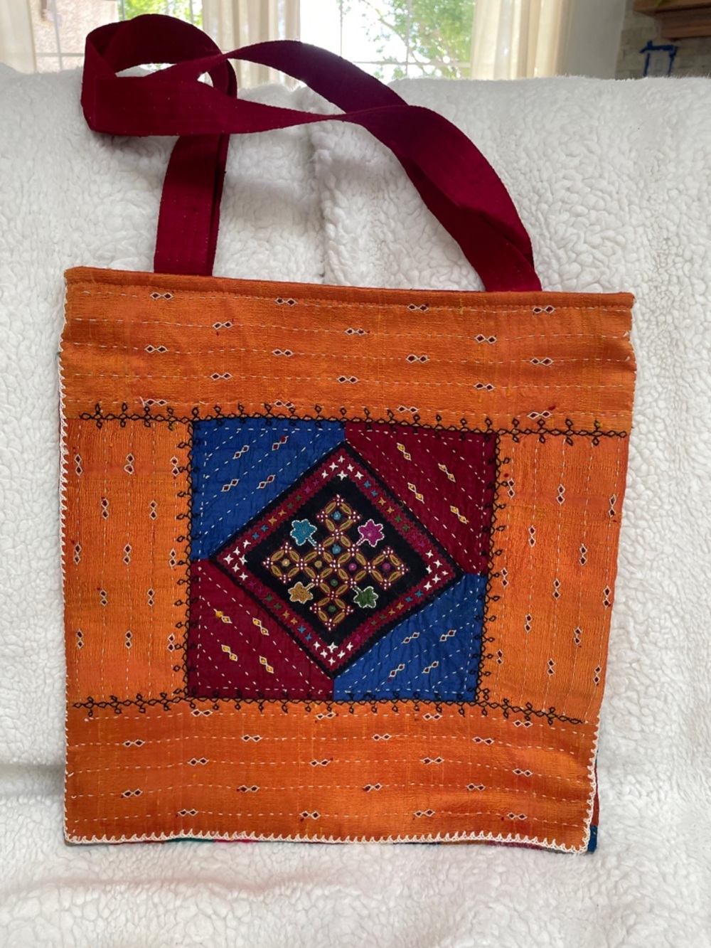 Shrujan hand embroidered bag